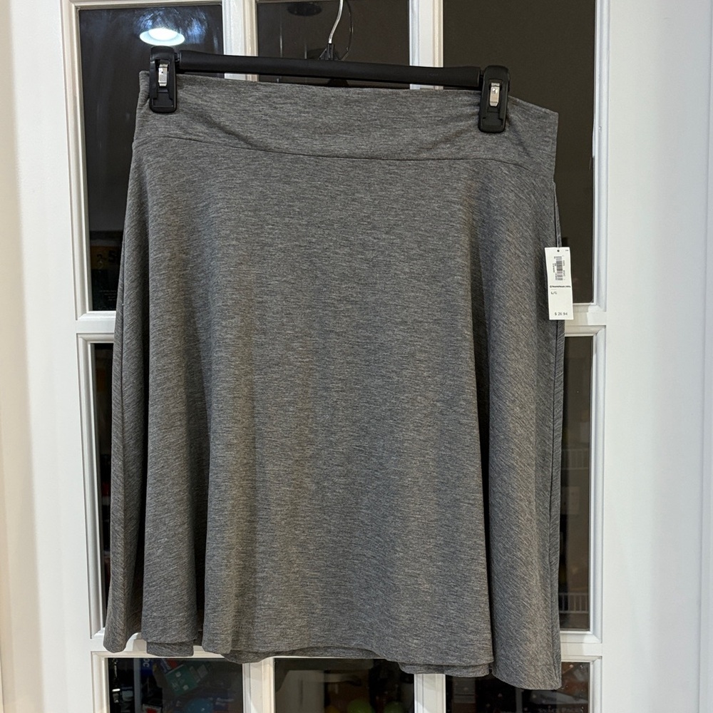Old Navy Heather Gray A-Line Skirt